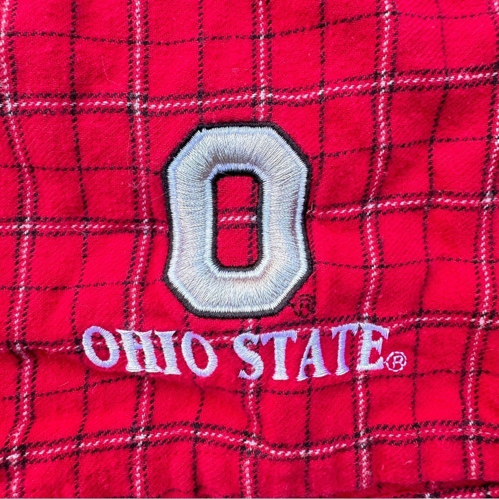 Ohio State Buckeyes Red Check Boxer Shorts - Picture 7 of 8